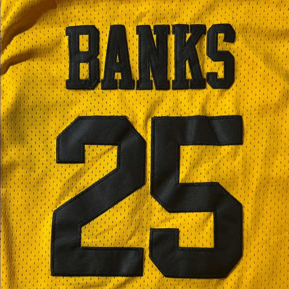 Fresh Prince of Bel-Air - Carlton Banks #25 Yellow Bel-Air Academy Jersey - Picture 5 of 6